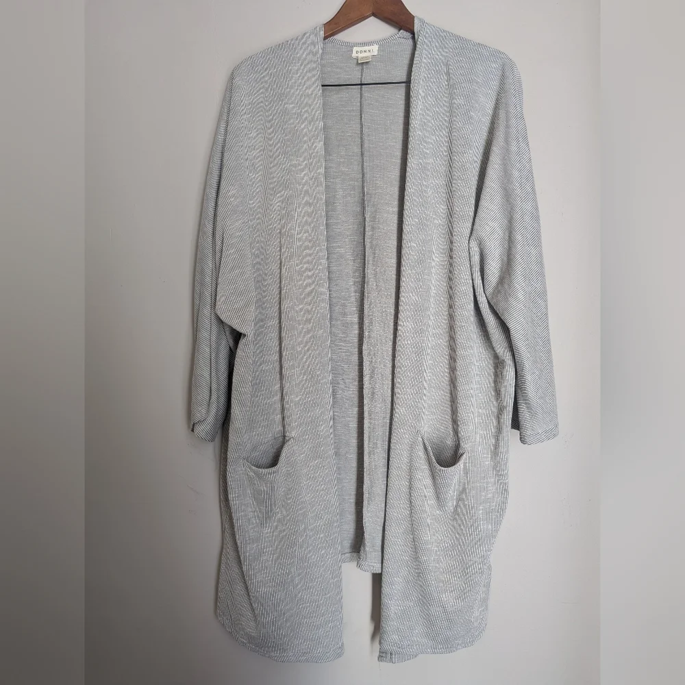 Donni Ribbed Sweater Coat - Picture 4 of 6